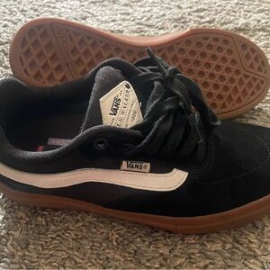 Vans Black and Brown Men's Shoes 5.5